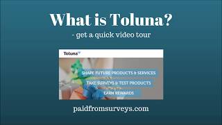 What is Toluna And how do I use it [upl. by Gaiser963]