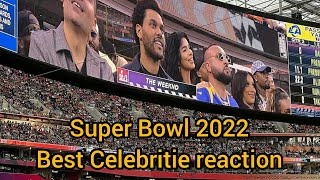 super Bowl 2022 best celebrities reaction [upl. by Assirol]