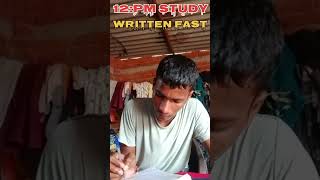 12Pm study written fast middle class Student 📝student study shorts [upl. by Dickinson]