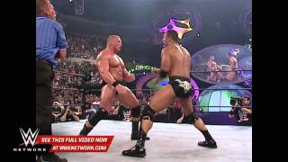 WWE Network The Rock vs Brock Lesnar SummerSlam 2002 [upl. by Goldfinch]