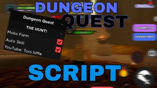 dungeon quest script  AUTOFARMAUTOSKILL  SCRIPT IN COMMENTS [upl. by Mathias]