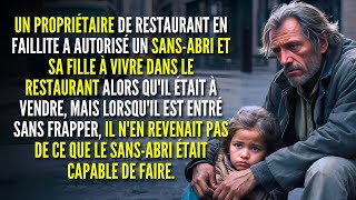 Un cœur immense le restaurateur qui a ouvert les portes de son restaurant à un sansabri [upl. by Lauren87]