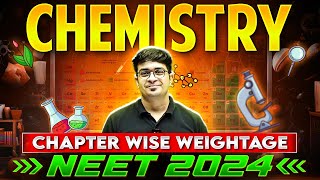 NEET 2024 Chemistry Chapter Wise Weightage and Priority List 🔥 [upl. by Eissat]