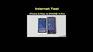 iPhone 8 Plus vs iPhone 11 Pro  Internet Speed Test [upl. by Keli]