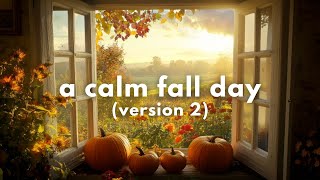 Fall Farm Ambience 🍂ㅣSoft Birdsong Background Music amp relaxing ASMRㅣAutumn Ambience [upl. by Enad858]