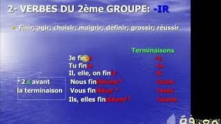 La conjugaison des verbes du deuxième groupe au présent de lindicatif تصريف افعال المجموعة الثانية [upl. by Ynnavoig420]