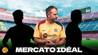 MERCATO IDÉAL BARÇA 🔵🔴 Mon mercato réaliste pour la saison prochaine 🤔 [upl. by Aicekan393]