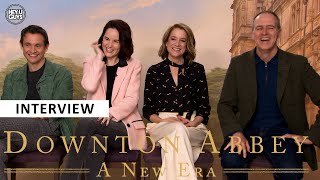 Downton Abbey A New Era  Michelle Dockery Hugh Dancy Kevin Doyle amp Raquel Cassidy on the film [upl. by Quackenbush]