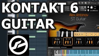 KONTAKT 6 Guitar Library  Native Instruments [upl. by Irpac]