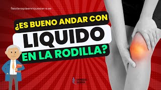 ¿ES BUENO ANDAR CON LÍQUIDO EN LA RODILLA 🤔 [upl. by Gauntlett]