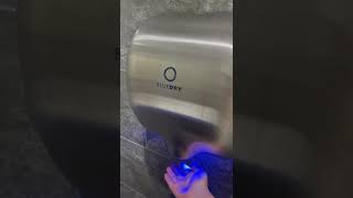 Bluedry Ecodry hand dryer Another Restaurant Manchester Ladies [upl. by Zanas]