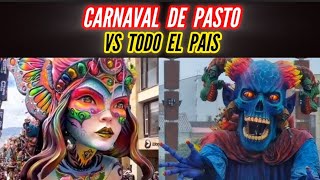 CARNAVAL DE PASTO NARIÑO 🇨🇴 VS Carnaval de Barranquilla un Borracho con una Mascara [upl. by Tabb]