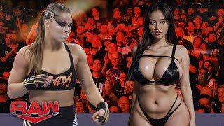 WWE FULL MATCH  Ronda Rousey Vs Kanchan Anderson  Monday Night RAW Full Match [upl. by Ralph729]