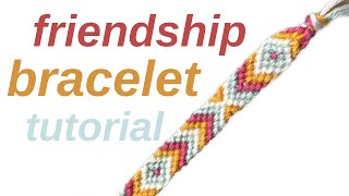 easy bracelet tutorial  friendship bracelets [upl. by Limoli]