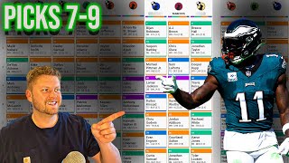 The Best 2024 Fantasy Football Draft Strategy Picks 7 8 amp 9 [upl. by Schou]