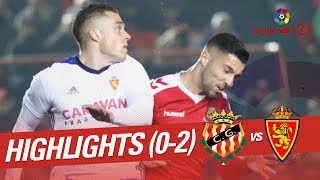 Resumen de Nàstic vs Real Zaragoza 02 [upl. by Negriv]