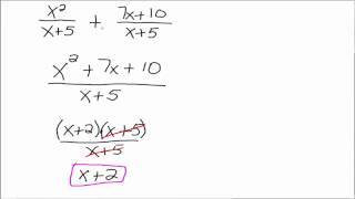 Add and Subtract Rational Expressions with Like Denominators [upl. by Naujyt]