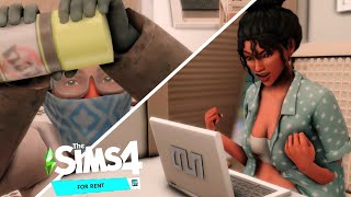 She Broke the Lease Tenant Issues and Heartbreak  The Sims 4 For Rent Lets Play EP 2 [upl. by Marita]