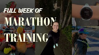 FULL WEEK OF MARATHON TRAINING  Week 5  5k Race [upl. by Enenstein]