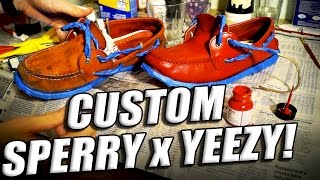 How to Repaint Restore and Customize Boat Shoes Sperry Restoration Tutorial [upl. by Zoba]