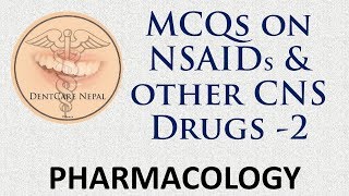 MCQs on NSAIDs and other CNS Drugs Part 2  Pharmacology MCQs [upl. by Haas]