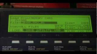 AKAI MPC1000 how to Save an Load [upl. by Dric]