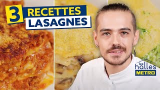 3 recettes de lasagnes avec le chef Emilio Giagnoni  Sublimez vos plats avec METRO [upl. by Akilam]