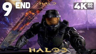 Halo 3 PC  4K60 Coop Walkthrough Mission 9  Halo Ending [upl. by Ayanet712]