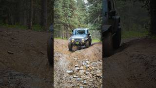 FLEXING AT THE WHIPSAW TRAIL IN HEAVT RAIN whipsawtrail offroad shorts [upl. by Way]