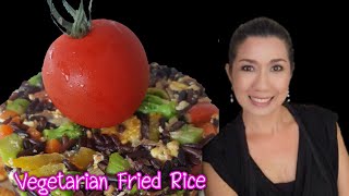 Thai Vegetarian Fried Rice  Healthy Menu  Orchid Kitchen [upl. by Enecnarf]