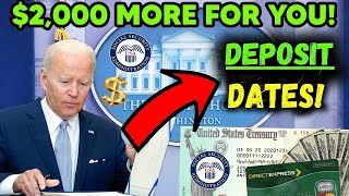 2000 FOURTH Stimulus Checks DATE SSI SSDI MORE LOW INCOME SSI SSD RRB VA Stimulus Update [upl. by Antebi97]