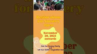 Nursery AdmissionRegistrations Open 202425Hansraj Public School PanchkulaBest School in Tricity [upl. by Robi]