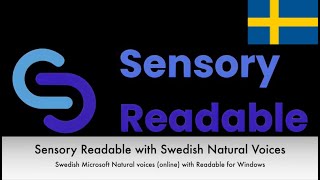 Natural Voices Online Swedish with Sensory Readable V2 [upl. by Vlada]