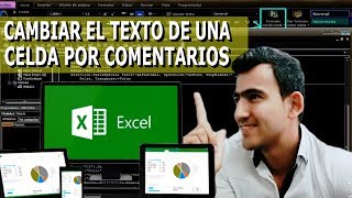 😱Como CAMBIAR el TEXTO de una CELDA por UN COMENTARIO en otra hoja de Excel👉📌  MACROS en Excel [upl. by Ekusuy]