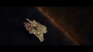 Federal Gunship hull tank amp rapid fire multicannons gameplay  Elite Dangerous [upl. by Eeresid]