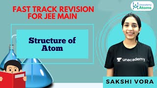 JEE Main 2021 Structure of Atom  Fast Track Revision  Unacademy Atoms  Sakshi Ganotra [upl. by Brittany246]