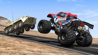 Crazy Police Chases 46  BeamNG Drive Crashes [upl. by Fredek]