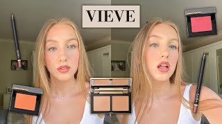 VIEVE by Jamie Genevieve REVIEW 🖤  Modern Bronzer Sunset Blush amp Modern Lip Definer [upl. by Horan]