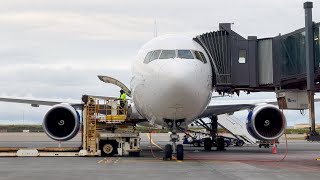 Icelandair 767300 Takeoff Keflavik International airport KEF [upl. by Curhan]