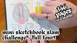 i did a mini sketchbook slam challenge and didnt hate myself by the end ♡ [upl. by Martynne]