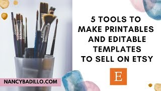 How To Make Printables To Sell On Etsy  Sell Printables On Etsy  Selling Digital Prints On Etsy [upl. by Diego]