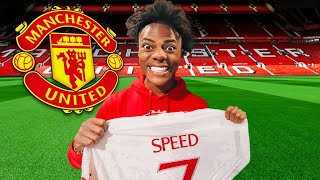 I SIGNED to MANCHESTER UNITED [upl. by Nireves48]