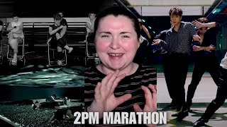 2PM MARATHON PART 2 2PM HEARTBEATADTOYMAKE IT MVs  REACTION [upl. by Illah]