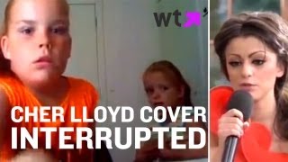 Cher Lloyd Cover Gets Interrupted By Toilet Trouble  Whats Trending Now [upl. by Trisha]