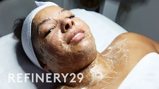 I Tried a 350 DMK Enzyme Therapy Facial  Macro Beauty  Refinery29 [upl. by Nerrot]