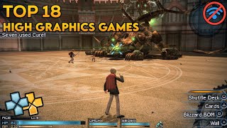 Top 18 Best PPSSPP High Graphics Games for Android [upl. by Marwin]