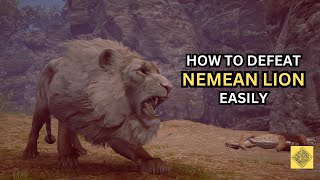 How to Defeat NEMEAN LION EASILY  Assassins Creed Odyssey [upl. by Ydaf]