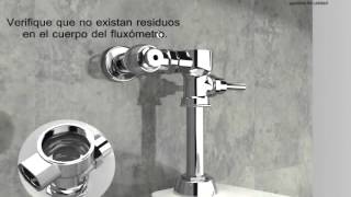 Instalación de un fluxómetro para sanitario [upl. by Aenej363]