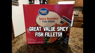 Great Value Spicy Fish Fillets Review [upl. by Collins]