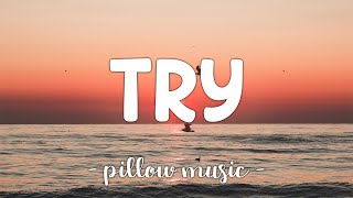 Try  Pink Lyrics 🎵 [upl. by Ahseikan]